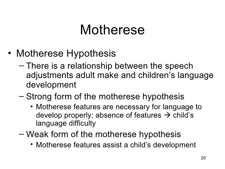 language bioprogram hypothesis
